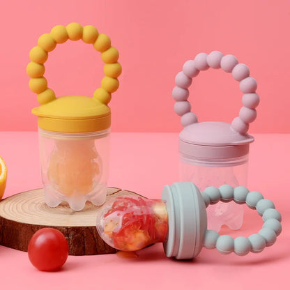 Frucht-Schnuller für Babys – Sicheres Kauen & Selbstständiges Essen lernen (1+1 GRATIS Aktion)