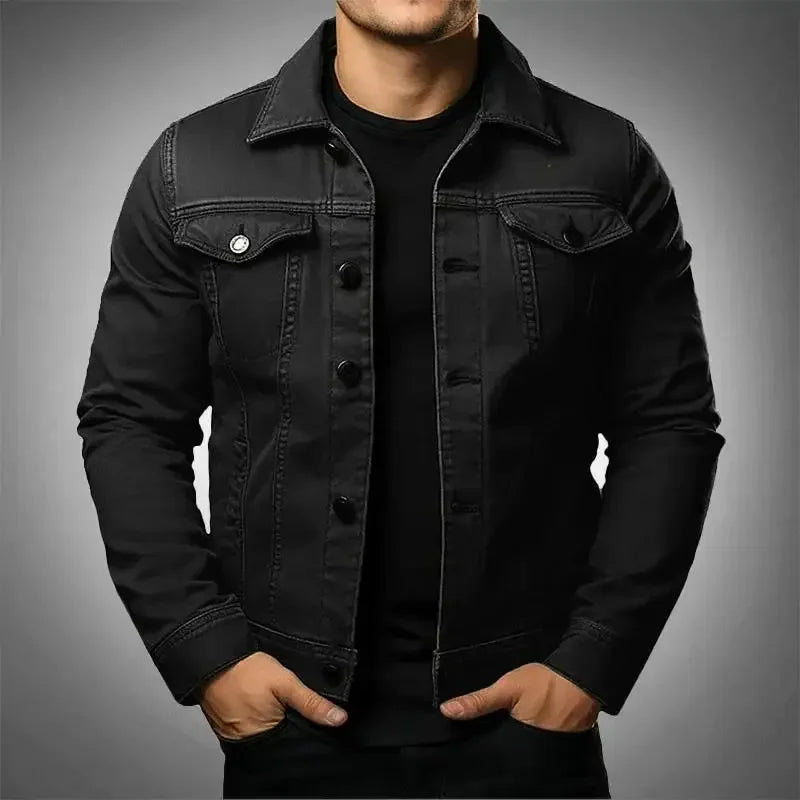 Robuste & Zeitlose Herren Jeansjacke aus 100 % Baumwolle – Noah