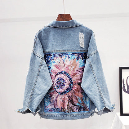 Oversized Dames Spijkerjasje - Lynn