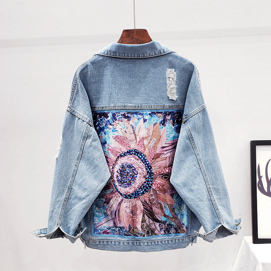 Oversized Dames Spijkerjasje - Lynn