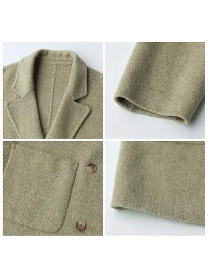 Luxuriöser Wollmantel für Damen – Aurora