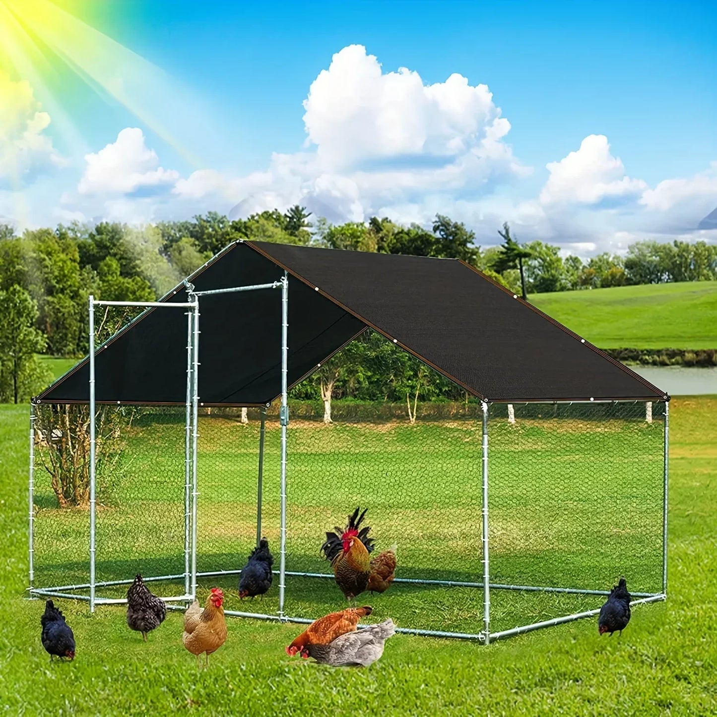 Schwarze Schattennetzabdeckung – SunGuard (1+1 GRATIS)