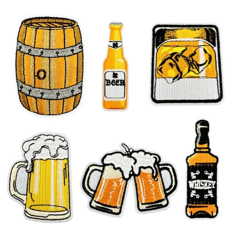 Aufnäher Set (6er-Set) – StickBrau Oktoberfest 2025