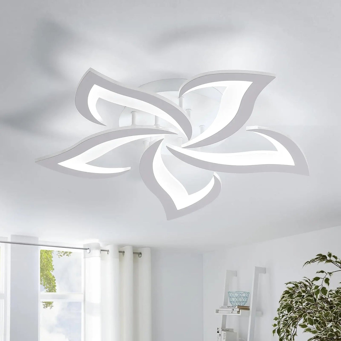 Moderne Acryl Kronleuchter mit Fernbedienung - Lunora