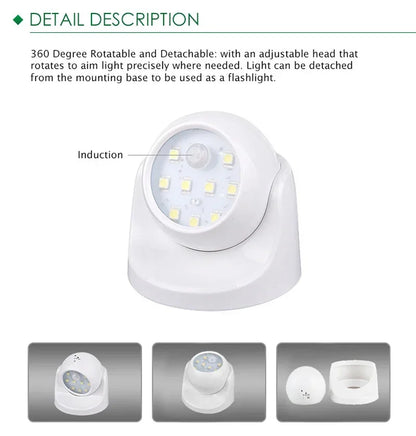 Drahtloses LED-Scheinwerfer - BrightGuard
