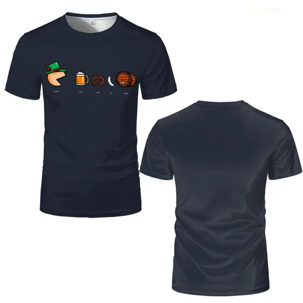 Oktoberfest T-Shirt mit Cartoon-Motiven – GaudiShirt Oktoberfest 2025