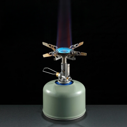 Mini tragbarer Camping-Gasofen mit einstellbarer Flamme – Solen