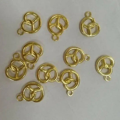 30 Stück Mini Brezel-Anhänger – BreznGlanz Charms Oktoberfest 2025