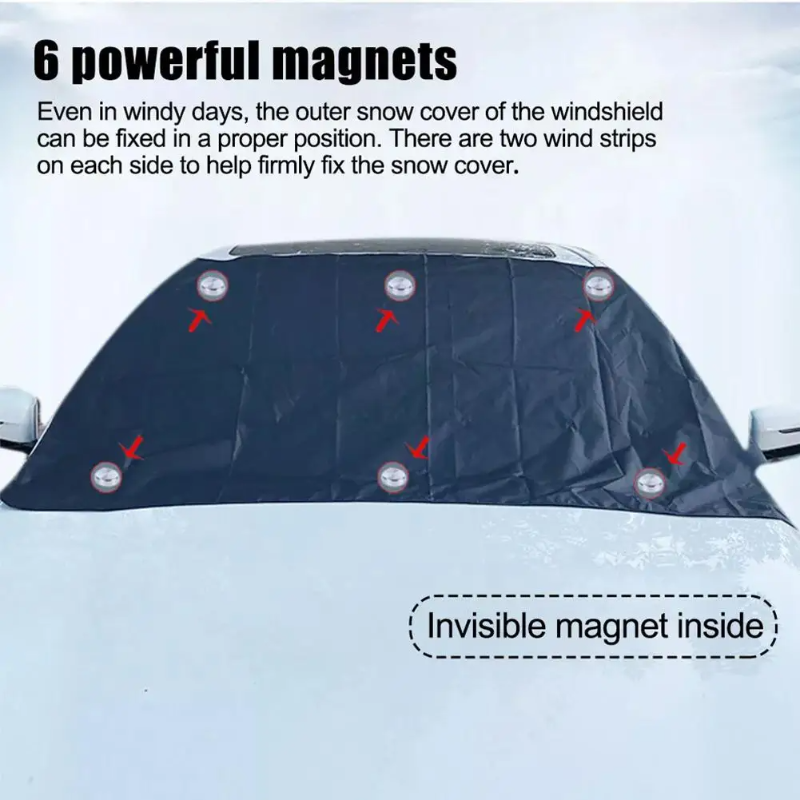Magnetische Allwetter-Windschutzscheibenabdeckung – FrostGuardia