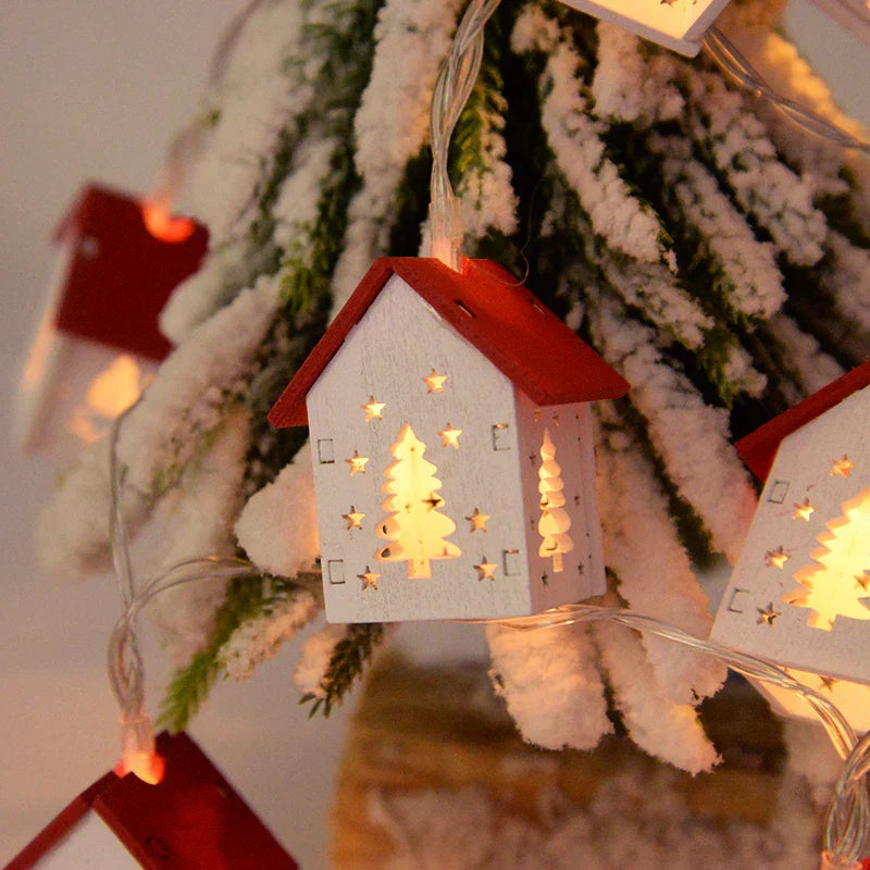 Holz-Weihnachtshäuser mit LED-Beleuchtung – GlowHouse