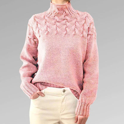 Gestrickter Damen Rollkragenpullover – Elena