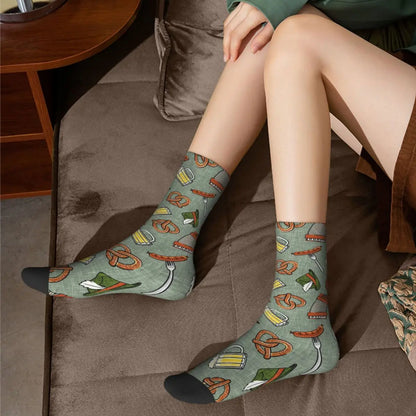 Socken mit Wiesn-Motiven (2er-Set) – FestSocken Oktoberfest 2025