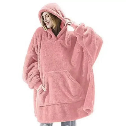 Übergroße Flanell-Dekentrui für Damen & Herren – FleeceHaven