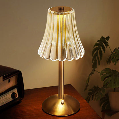 LED Retro Tischlampe USB Wiederaufladbar - BrillianceGlow