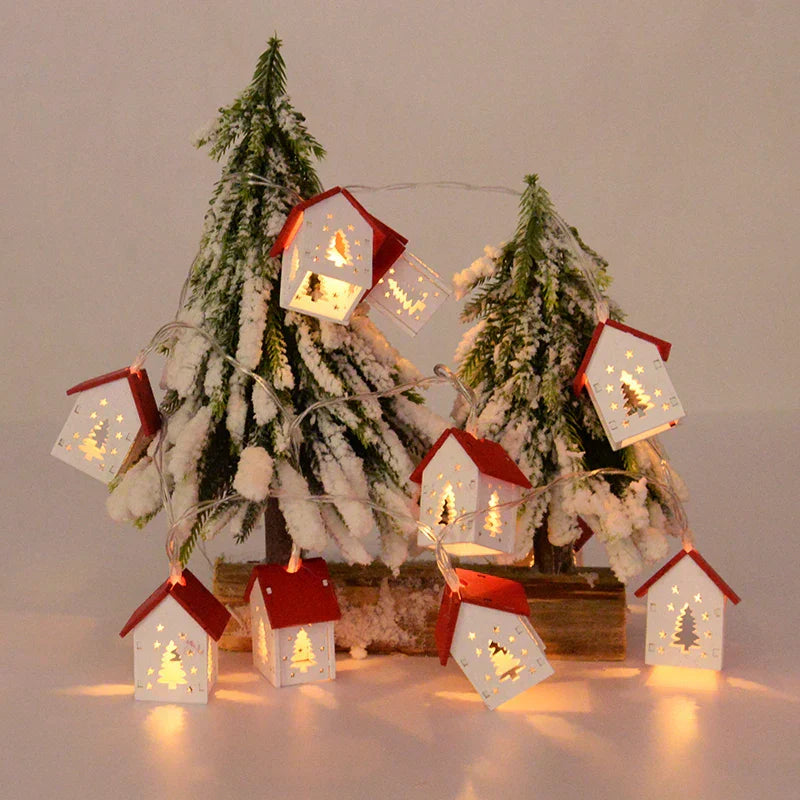 Holz-Weihnachtshäuser mit LED-Beleuchtung – GlowHouse
