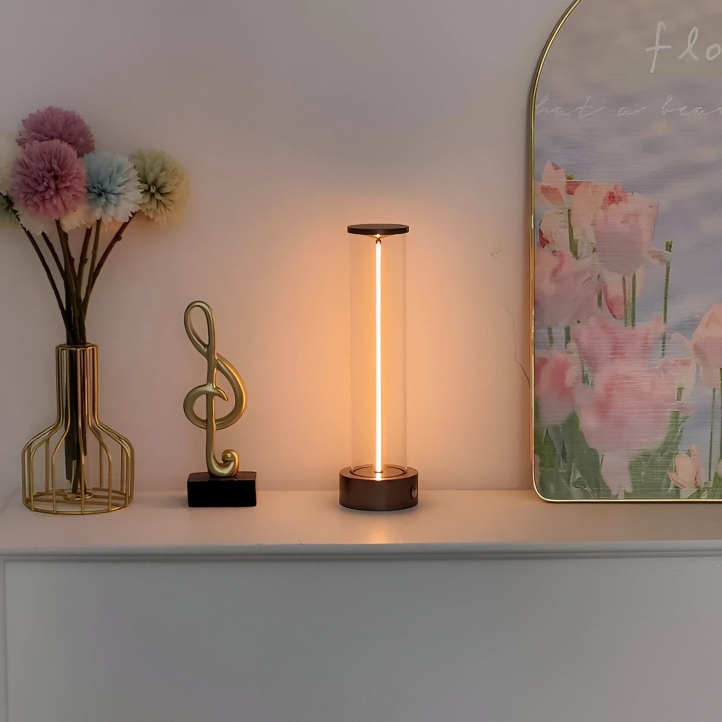 Lichtschwert Tischlampe mit einstellbarer Helligkeit – Kyra