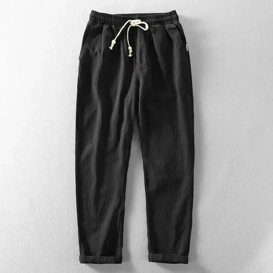 Ultraleichte Atmungsaktive Herren-Leinenhose – Fabio