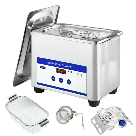Ultraschall-Brillenreiniger 40kHz Edelstahl Schmuckreinigungsmaschine – ClearWave