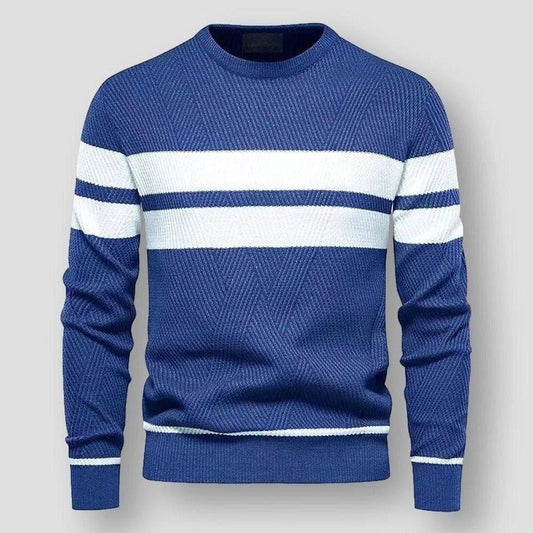 Gestreifter Herrenpullover – Sebastian