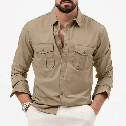 Vintage Herren Langarmhemd – Vincent