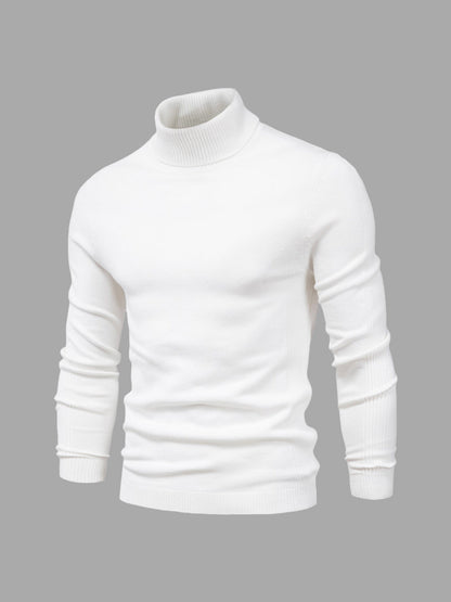 Schmal Geschnittener Rollkragenpullover Für Herren - Dario