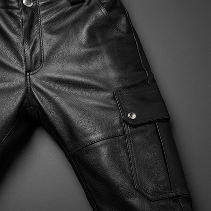 Schmale Motorradlederhose - Daryl
