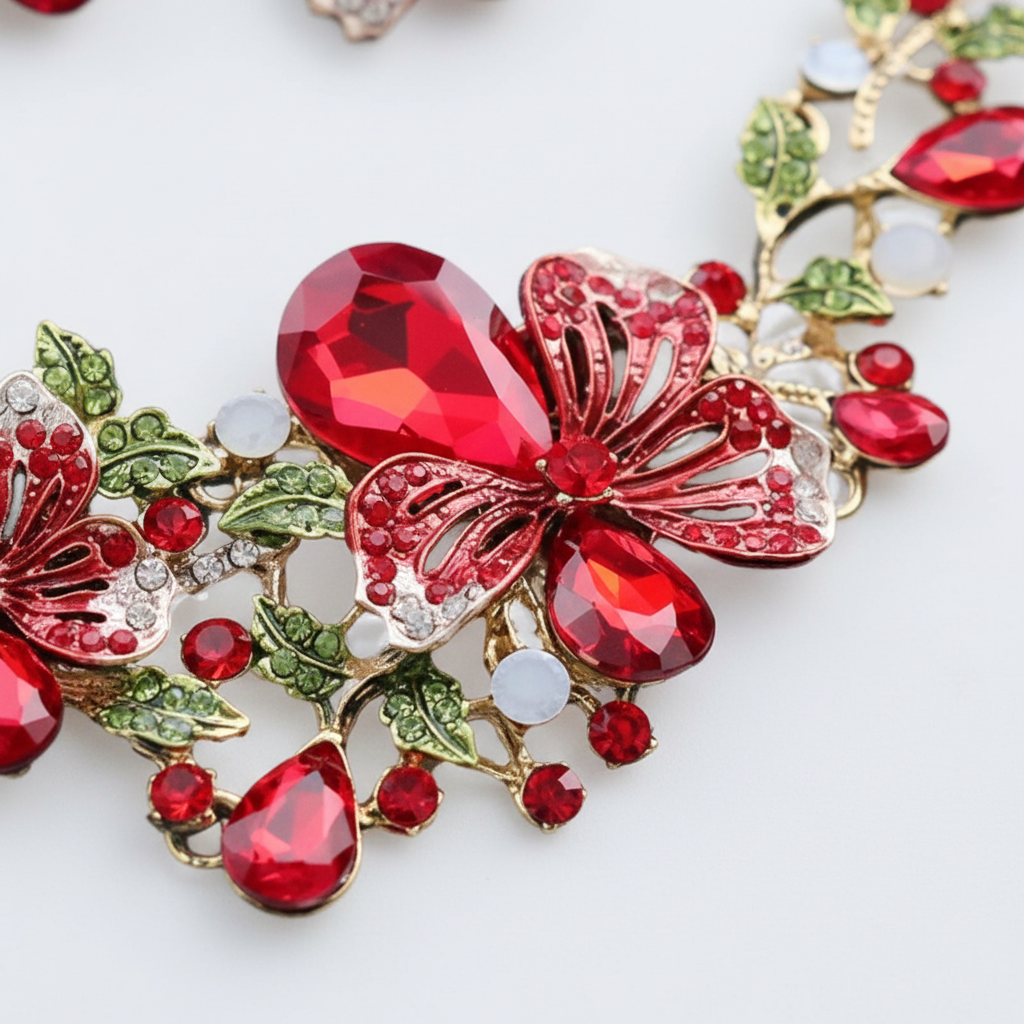 Schmuckset Mit Kette - FloralCharm