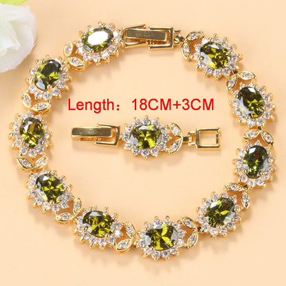 Schmuckset Mit Zirkonia - GlamourEssence