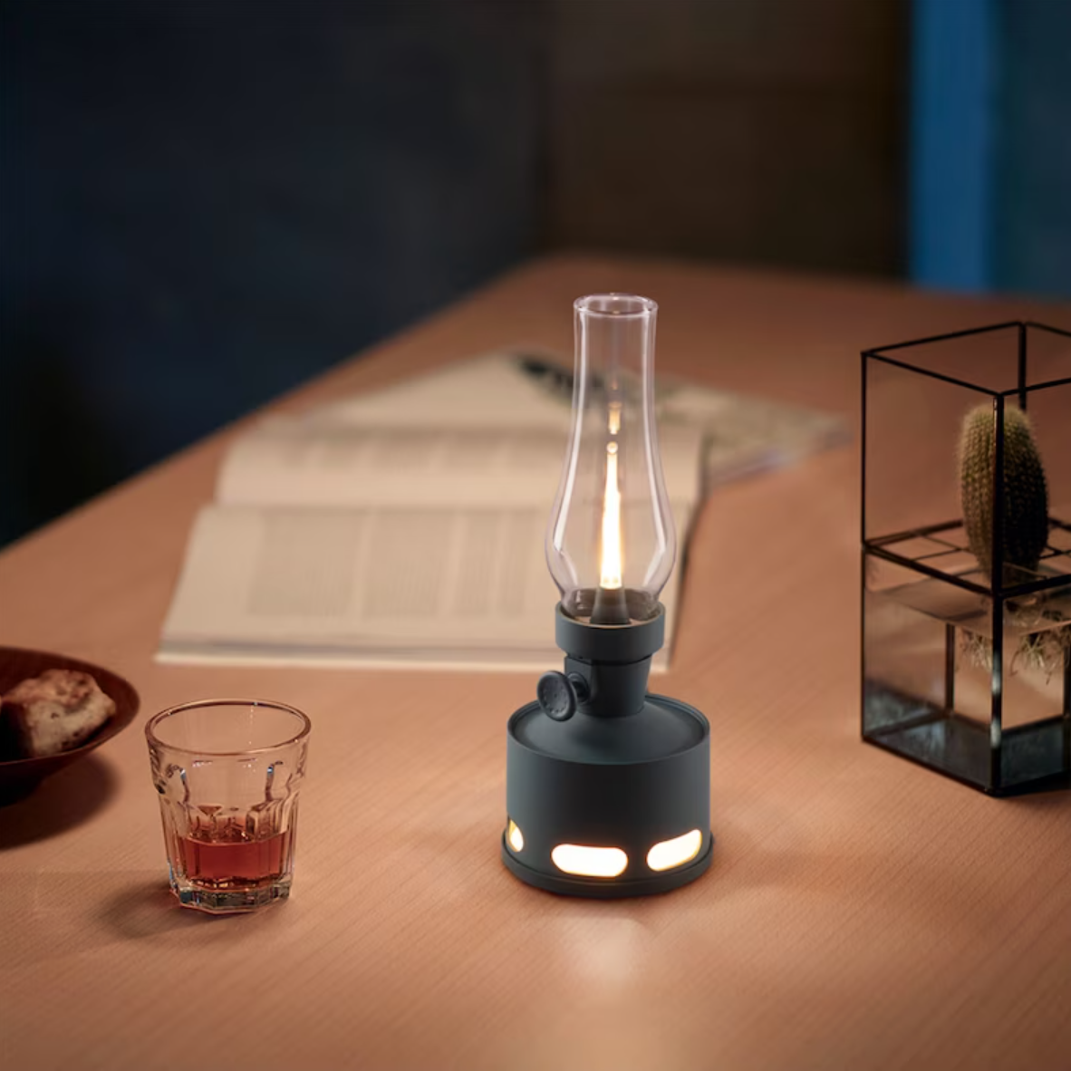 Wiederaufladbare Vintage LED Laterne - LumaLantern