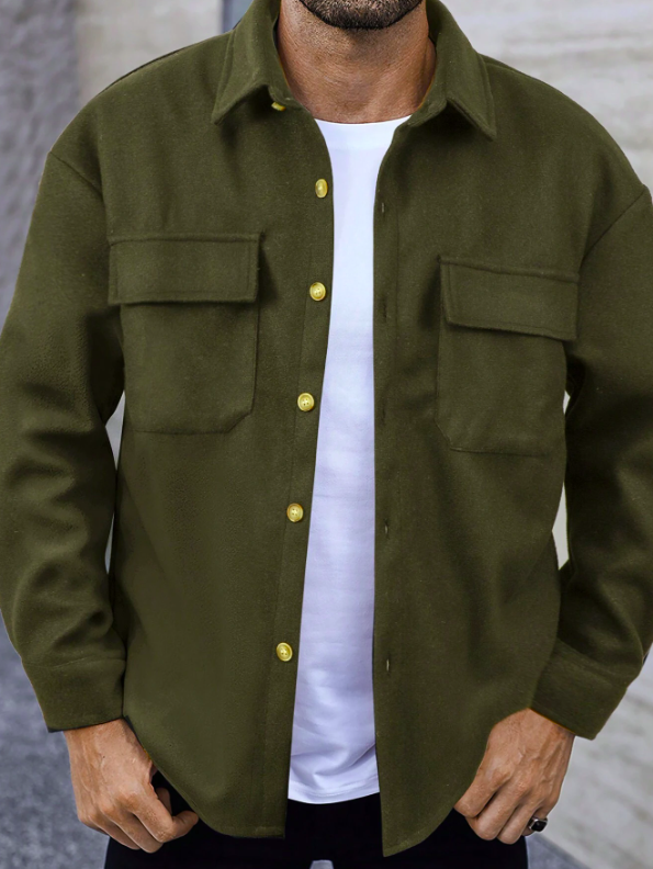 Herbst Herrenjacke mit Brusttaschen – Damian