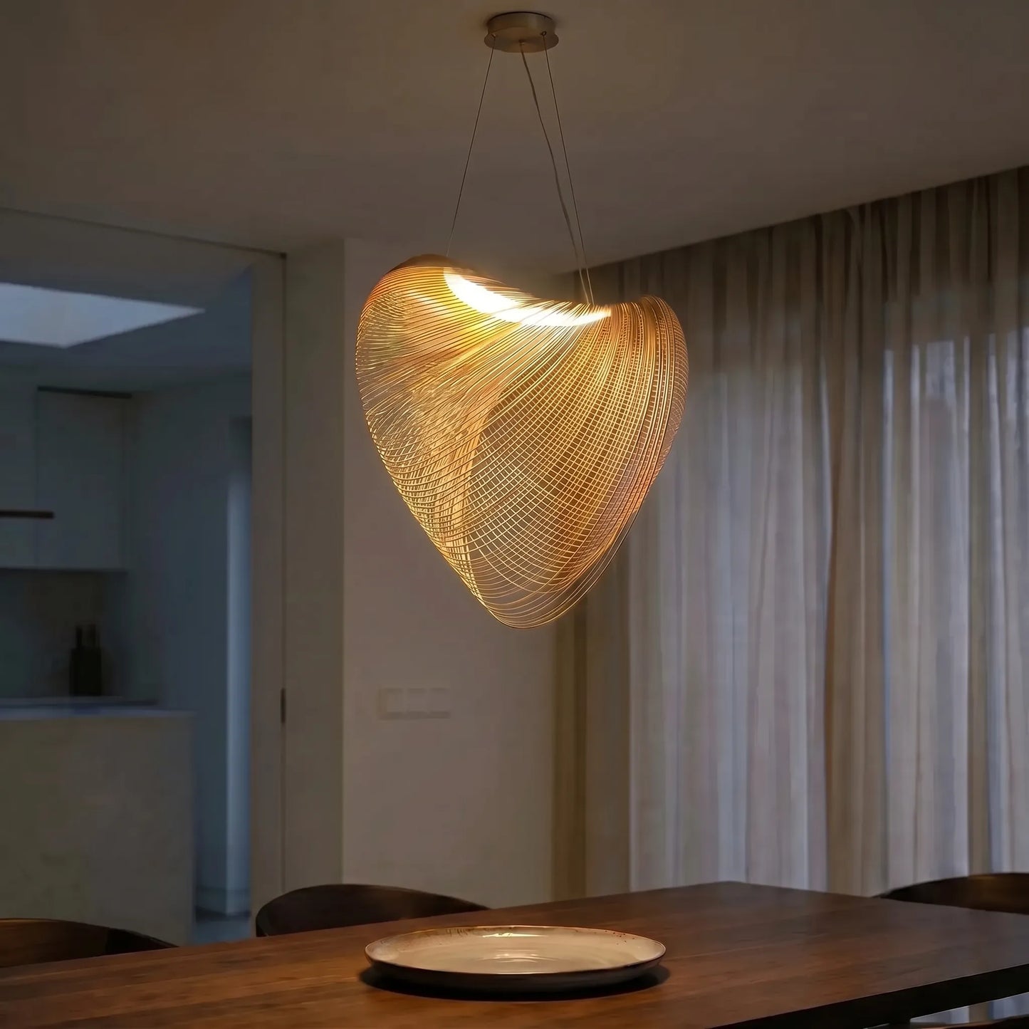 Sculptural Pendant Ceiling Light -  Fjordlux