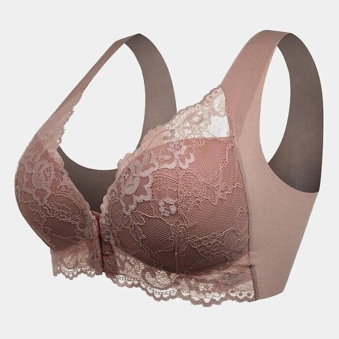 Nahtloser Spitzen-Sport-BH mit Frontverschluss – Mireya