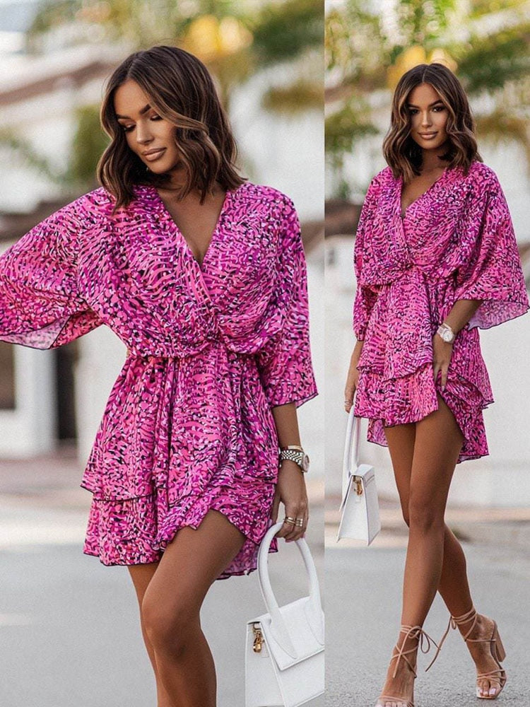 Luftige Mini Kleid - Elena
