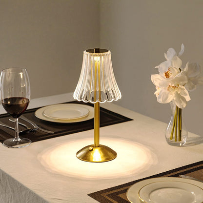 LED Retro Tischlampe USB Wiederaufladbar - BrillianceGlow