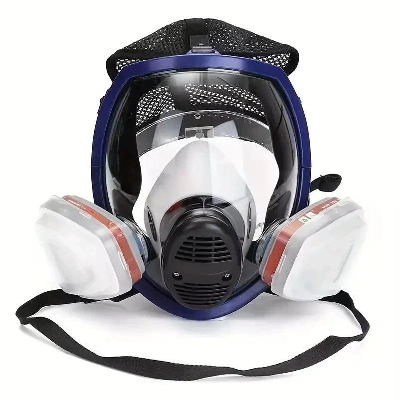 Vollgesichtsmaske mit Anti-Beschlag-Objektiv und Industriellen Gasfiltern