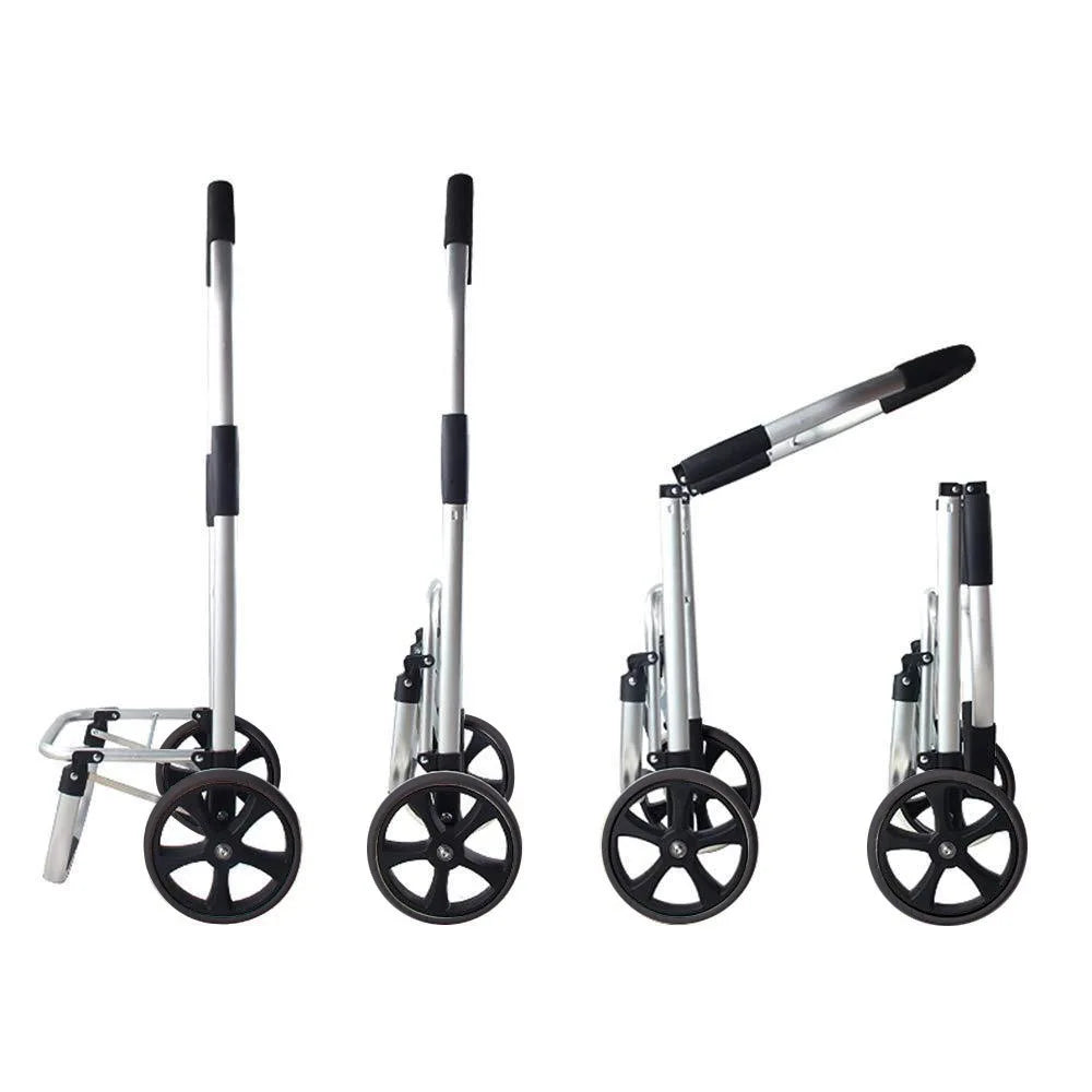 Klappbarer Aluminium-Einkaufswagen – CarryEase