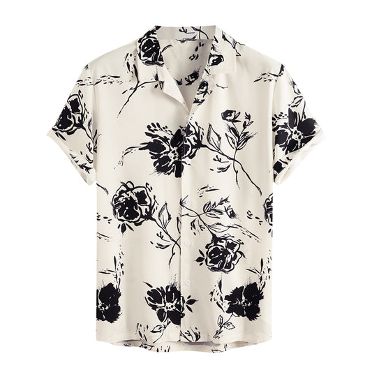 Sommerbluse für Herren mit tropischem Flair - AlohaVibes