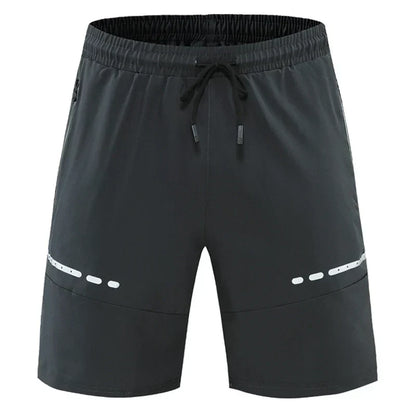 Sportliche & Stylische Slim-Fit Trainingsshorts mit Reißverschlusstaschen – Kian