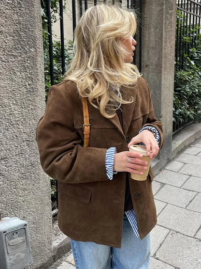 Trendy Wollmantel für Damen - Anna