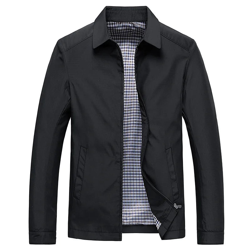 Dünne Herrenjacke mit Business-Design – Laurent