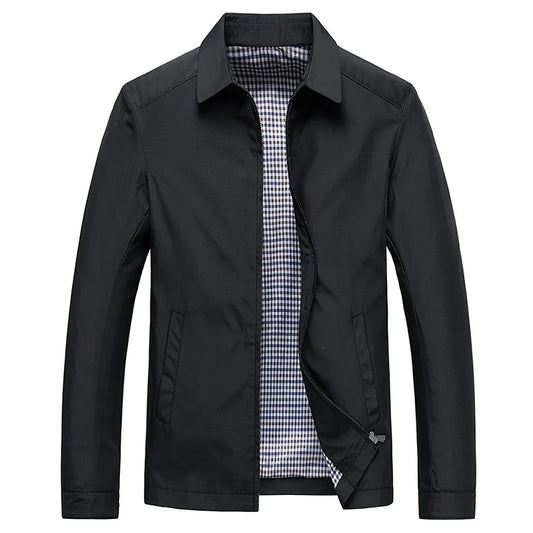 Dünne Herrenjacke mit Business-Design – Laurent
