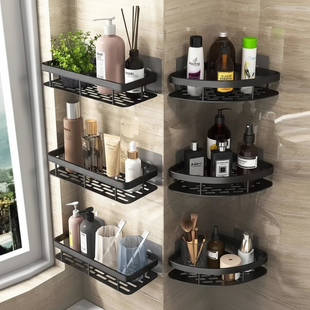 Selbstklebendes Badezimmerregal - Bathify