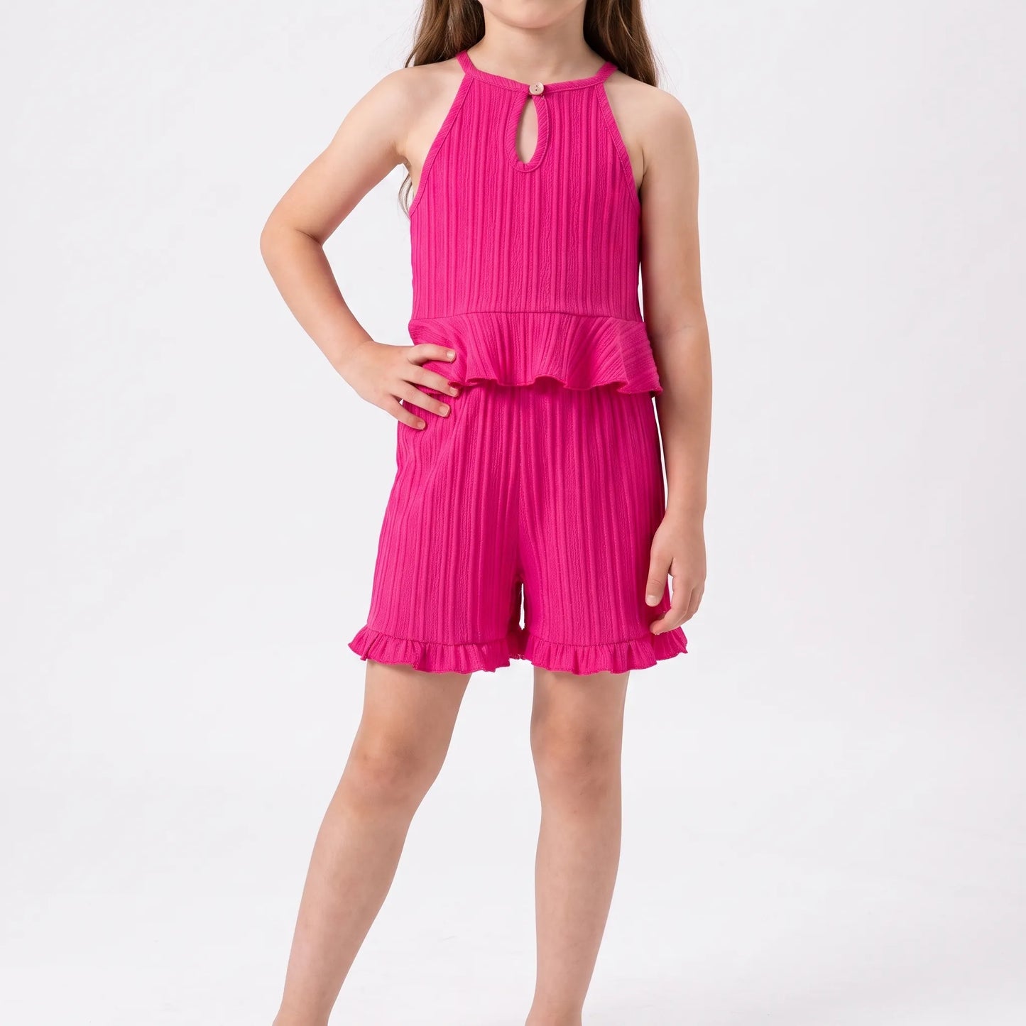 Set Aus Ärmellosem Rüschentop Und Shorts - Glimmera