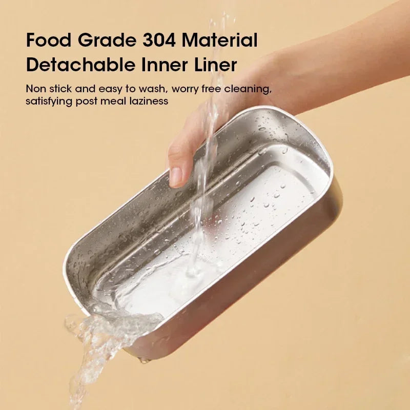 900 ml tragbare elektrische Lunchbox Lebensmittelwärmer mit Dampf-Funktion – HeatMate