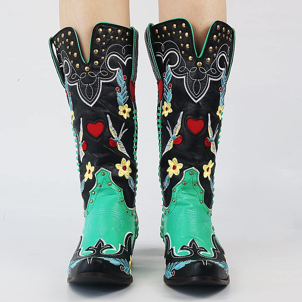 Einzigartige Damen Cowboy-Stiefel - Carmen