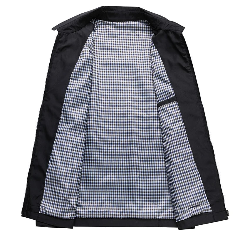 Dünne Herrenjacke mit Business-Design – Laurent