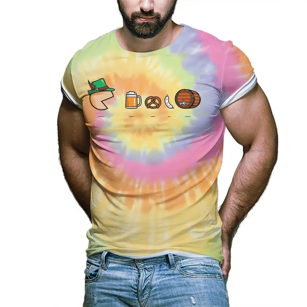 Oktoberfest T-Shirt mit Cartoon-Motiven – GaudiShirt Oktoberfest 2025