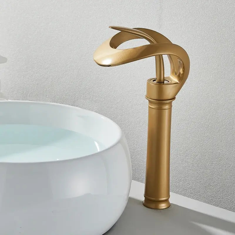Mischwasserhahn mit Wasserfallauslauf - Flowarc