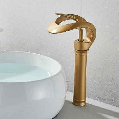 Mischwasserhahn mit Wasserfallauslauf - Flowarc