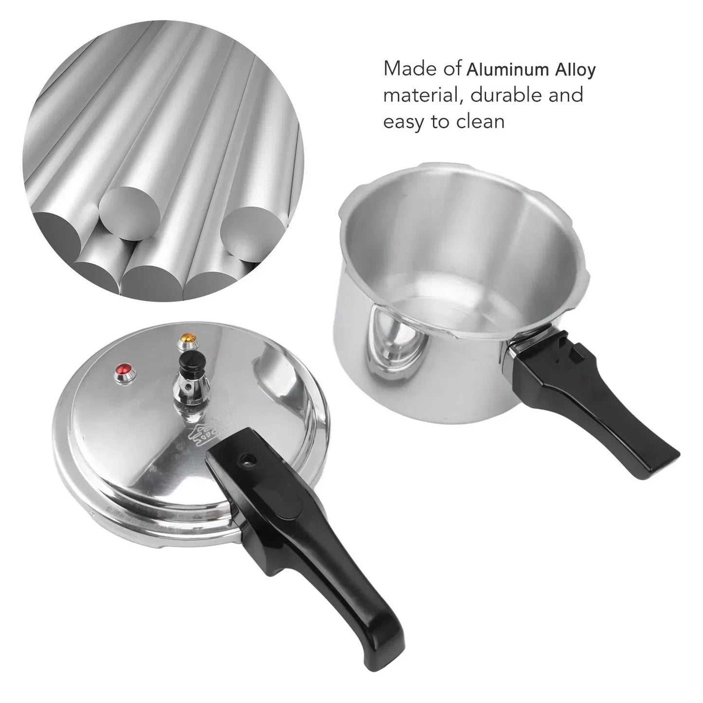 3L Aluminiumlegierungs-Druckkochtopf für Gasherd